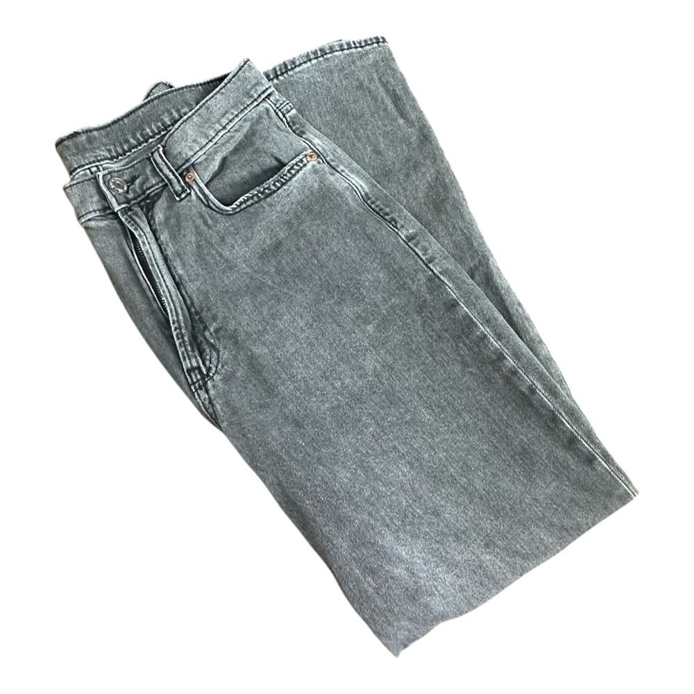 GAP Loose High Rise Gray Jeans Women’s Size 28/6 Regular